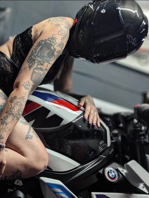 Tattooed Biker Girl