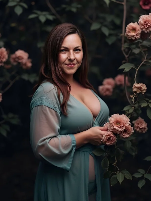 🌻 Paisley Flowers 🍒 Curvy Mountain Momma
